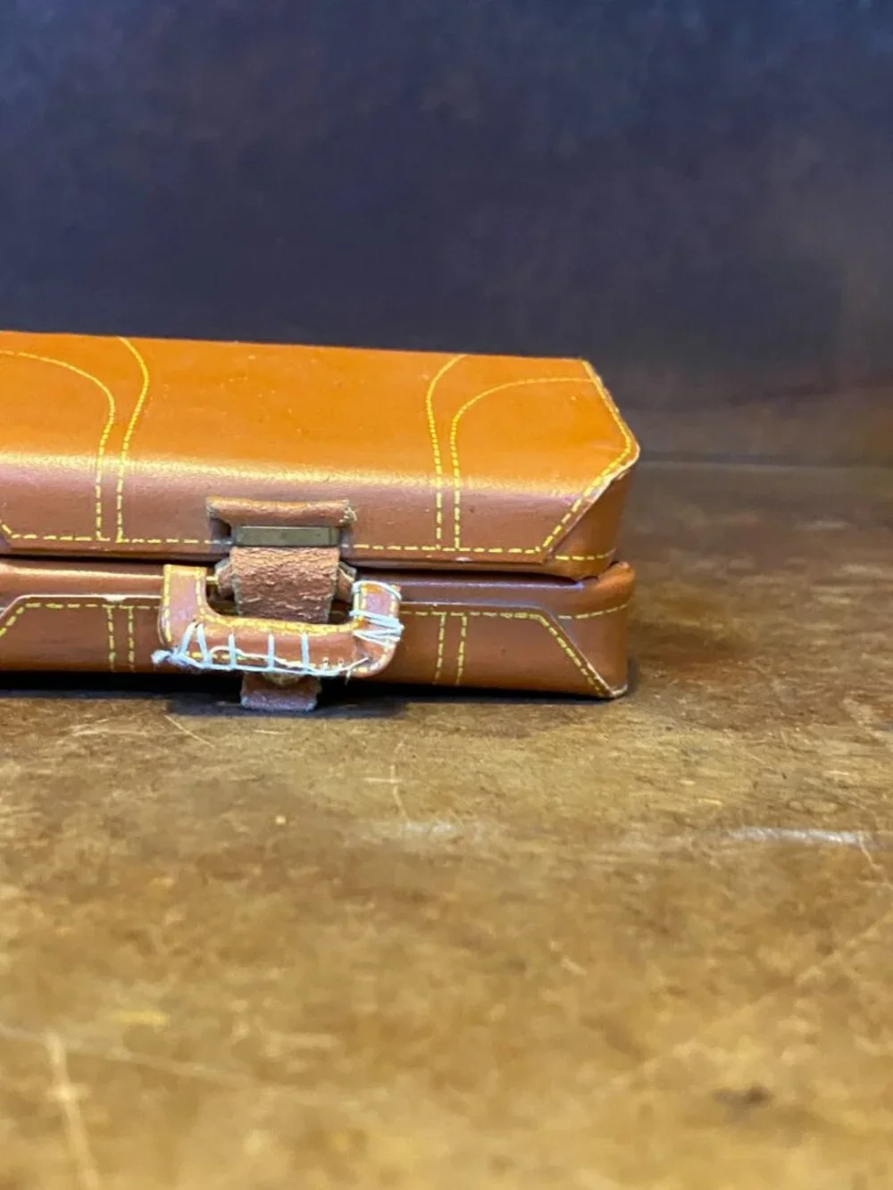Vintage Miniature Suitcase Address Telephone Number Notepad Handmade Hayward CA